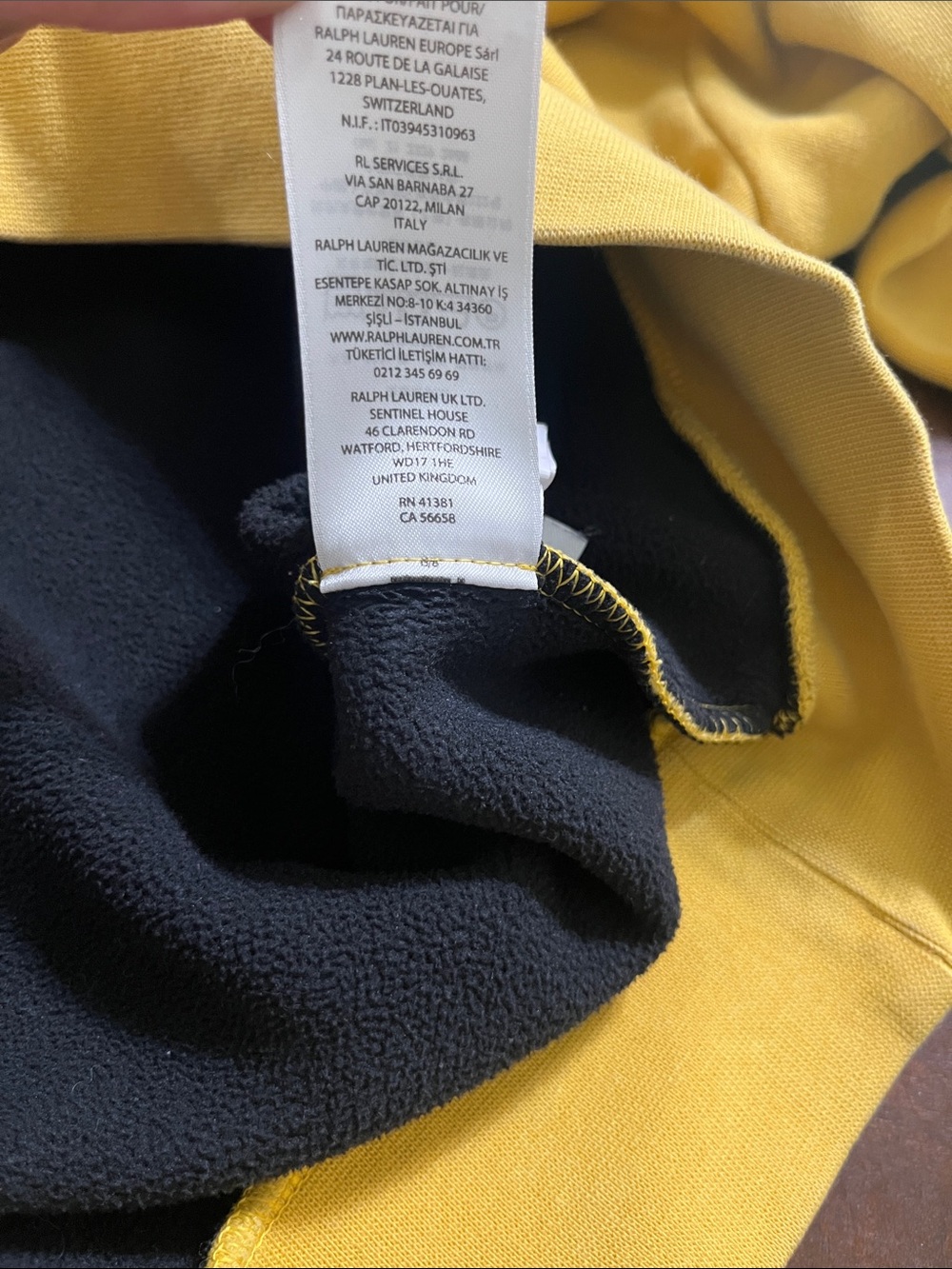 Polo by Ralph Lauren women’s Mustard Yellow Crewneck Sweatshirt - Picture 4 of 6
